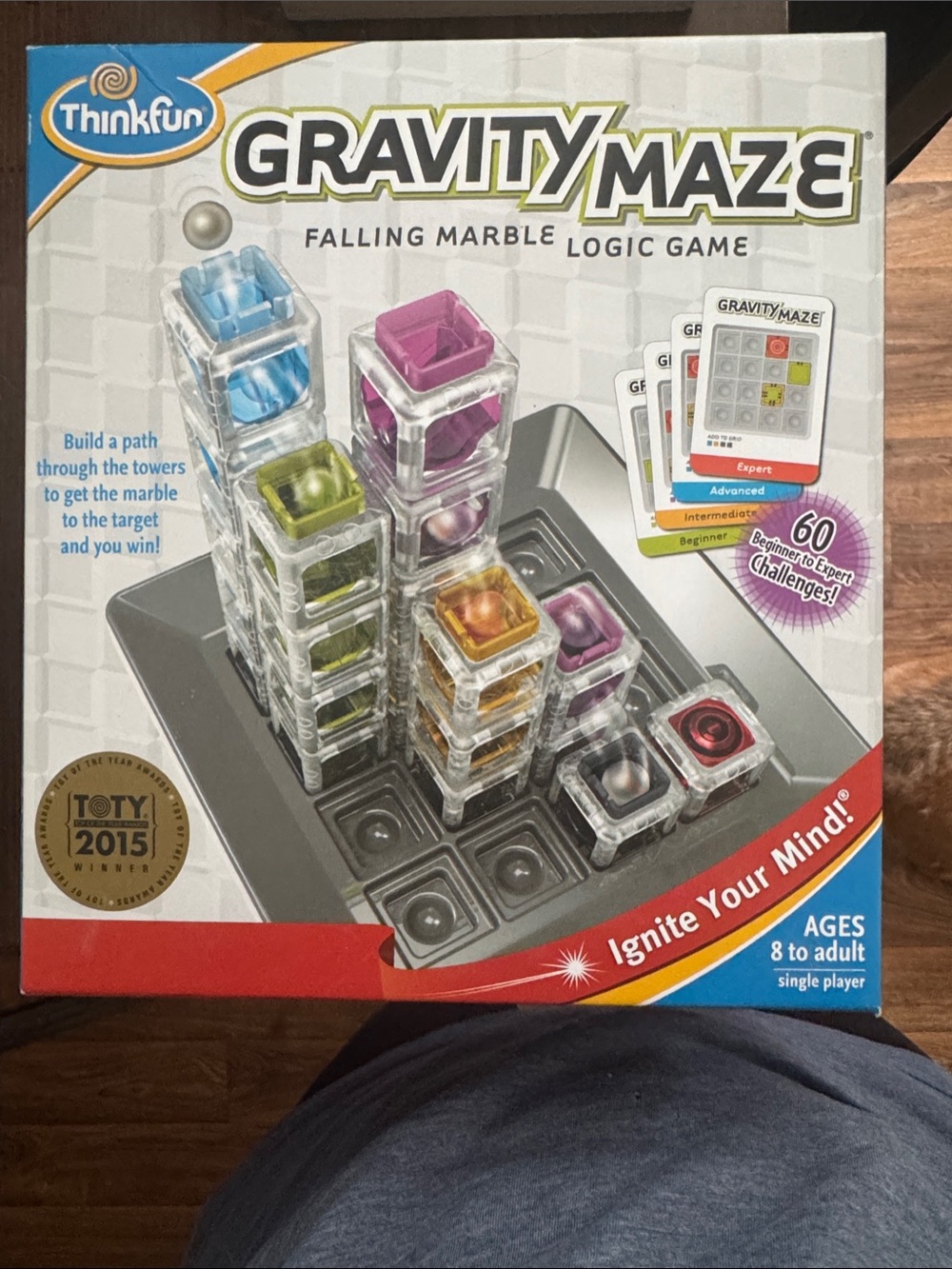 Think! Gravity Maze Marble Logic Game - Multicolor